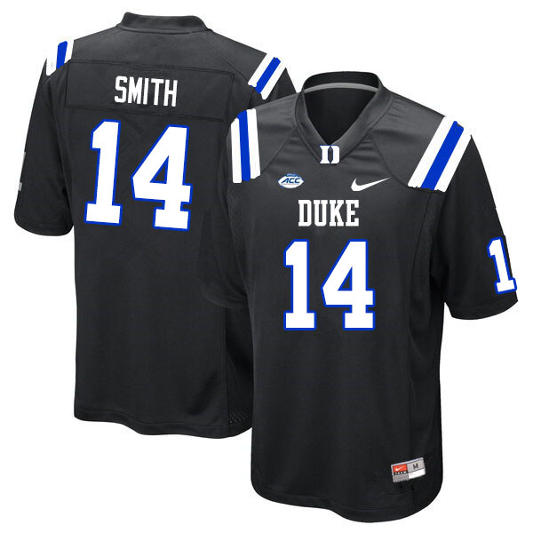 Duke Blue Devils #14 Dennis Smith College Football Jerseys Sale-Black